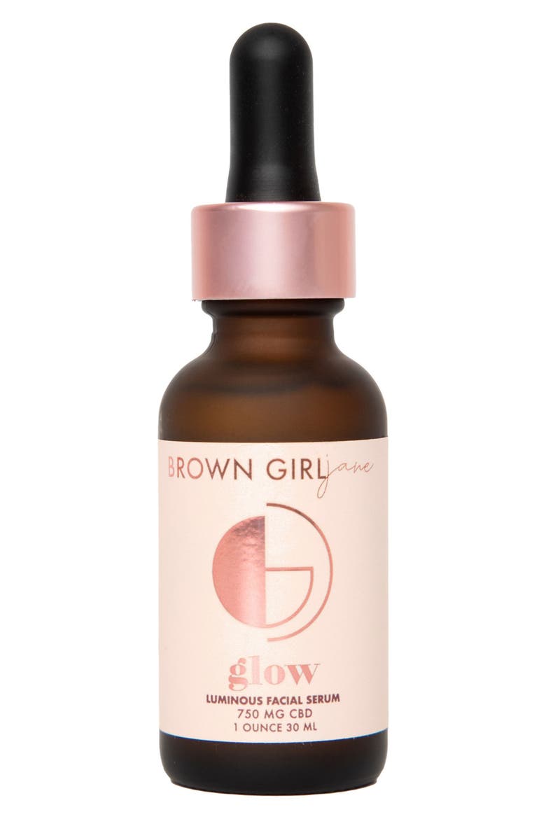 Glow Luminous Facial Serum with CBD, Main, color, NO COLOR