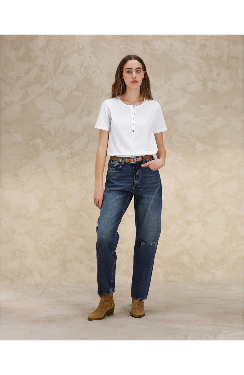 Fortela Coralies Cotton T-Shirt, Alternate, color, White