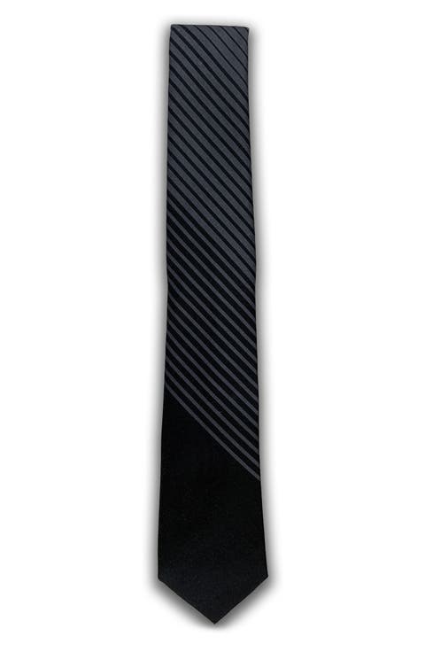 Men's Variegated Stripe Cotton Tie