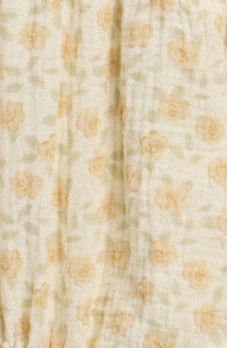 Rylee + Cru Floral Romper, Alternate, color, Ivory