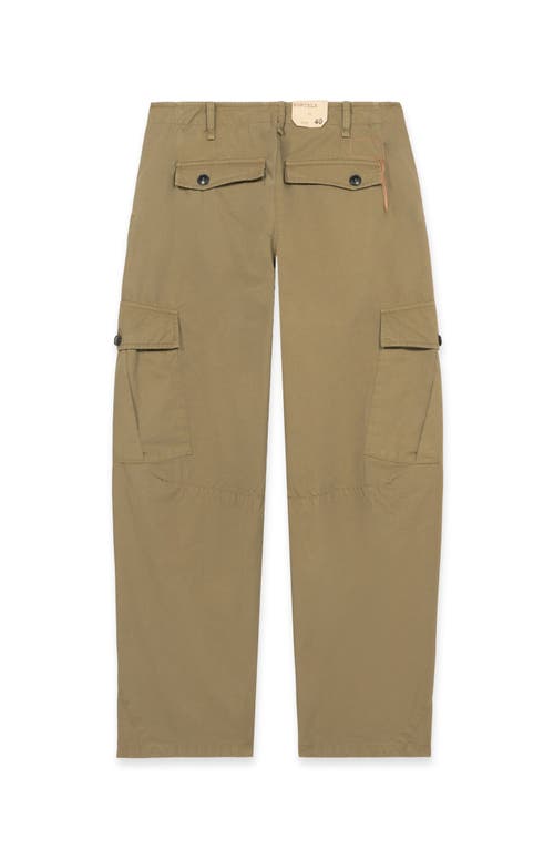 Fortela Jesla Cargo Canvas Parachute Trousers In Brown