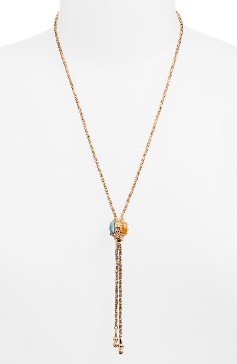 Gas Bijoux Serti Talisman Necklace, Alternate, color, 