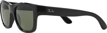 53mm Polarized Wayfarer Sunglasses