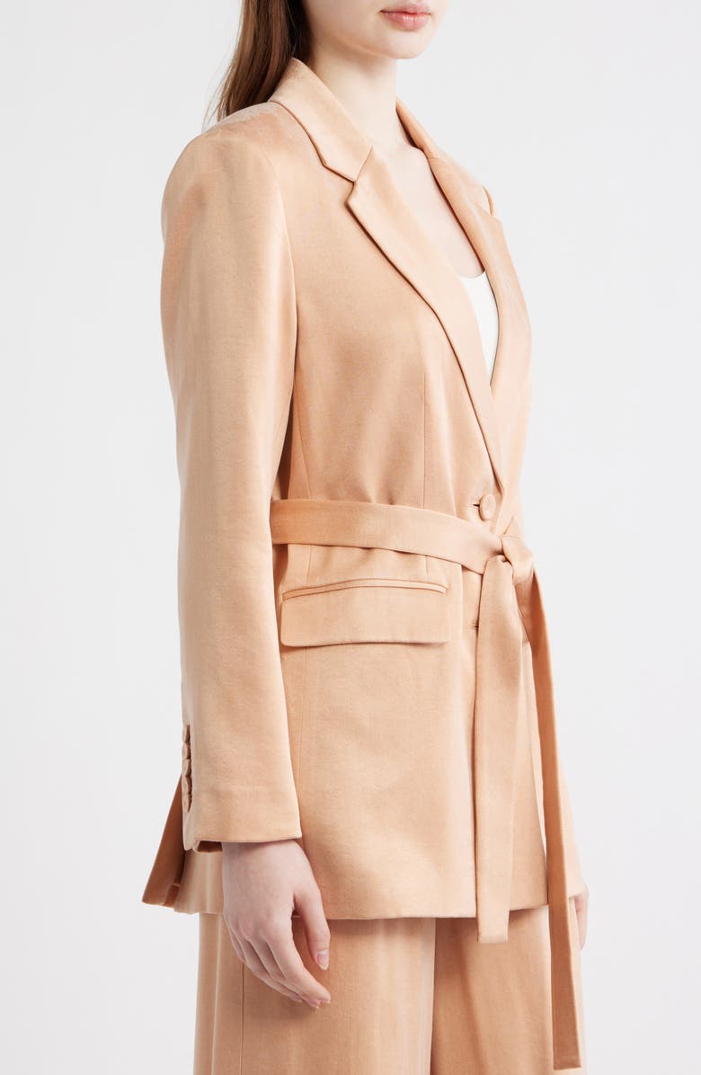 KOBI HALPERIN Jessi Faux Suede Jacket, Alternate, color, Chai