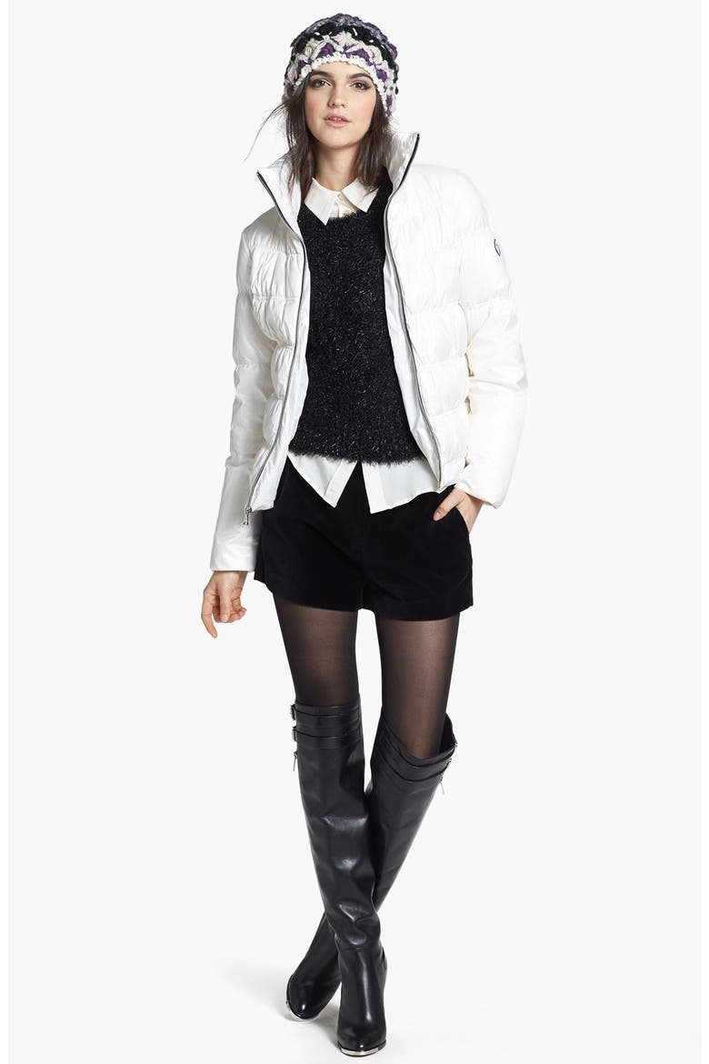 Textured Shorts, Alternate, color, BLACK
