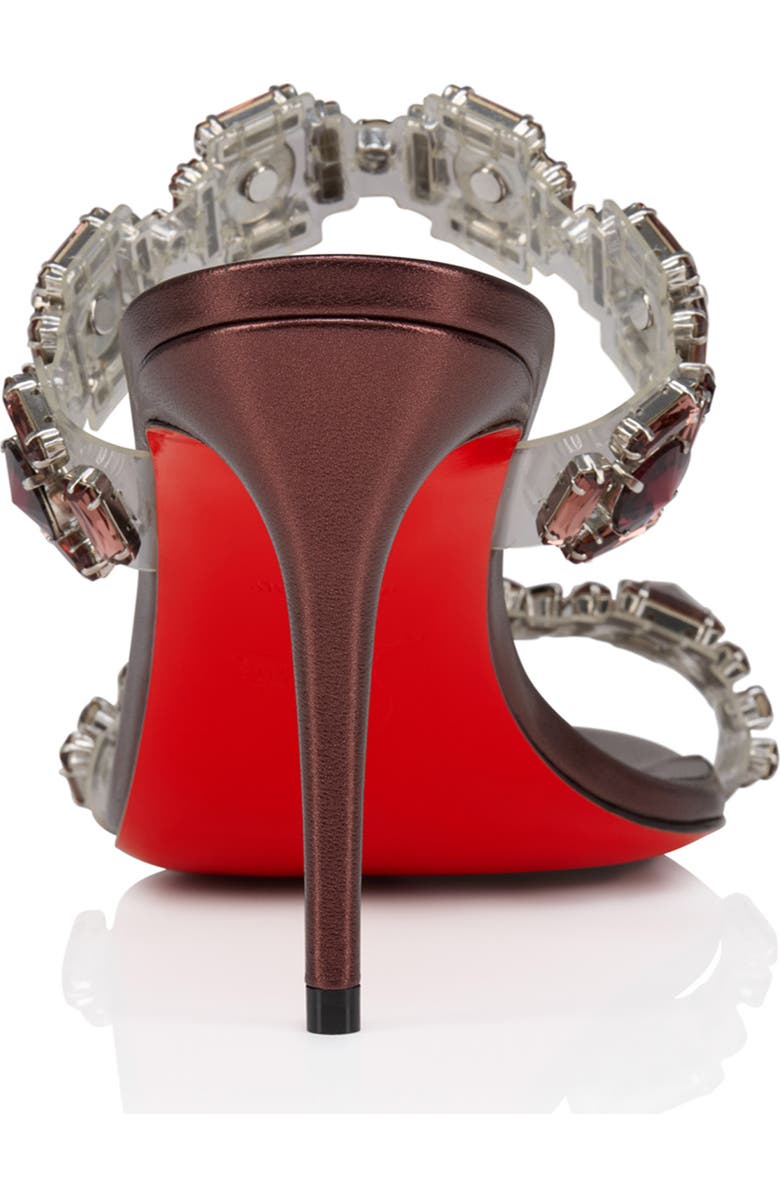 Christian Louboutin Just Jewel Crystal Embellished Stiletto Sandal, Alternate, color, Vers Palacy/ Lin Palacy