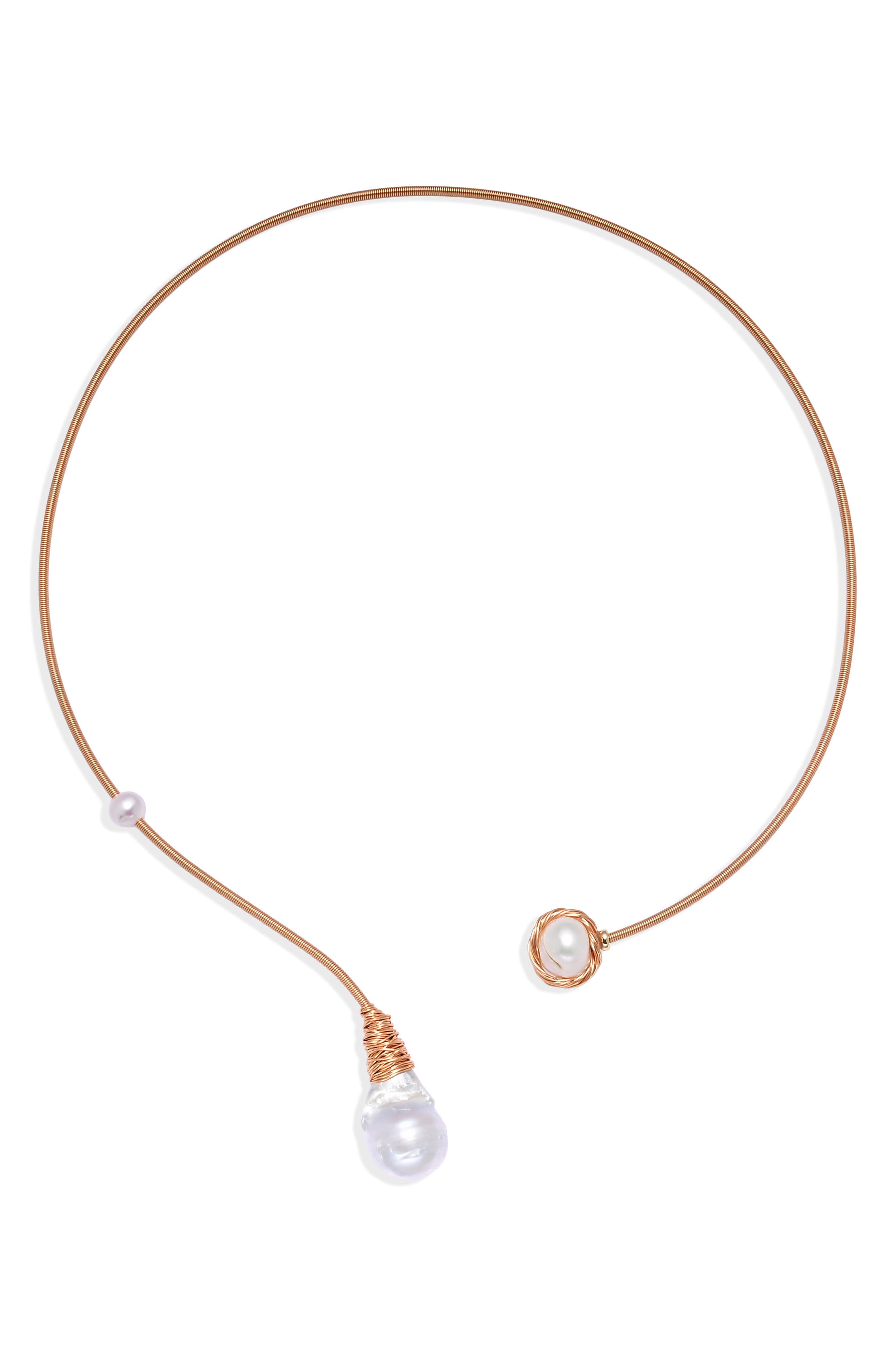 Octavia Freshwater Pearl Collar Necklace