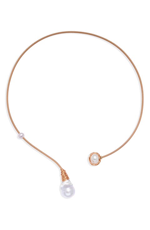 Octavia Freshwater Pearl Collar Necklace
