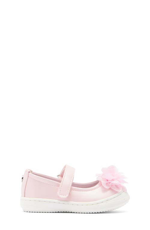 Nina Kids' Ginella Rosette Mary Jane Sneaker In Pink