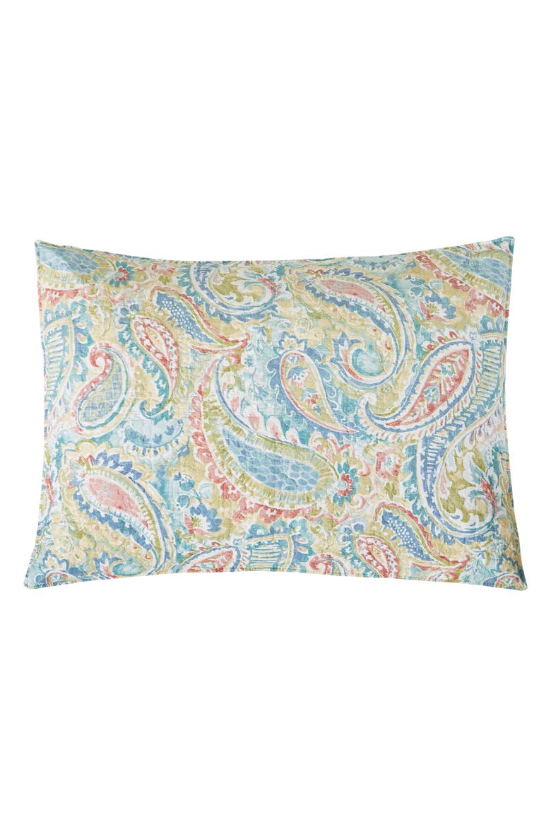 Maisie Paisley Cotton Quilt Set  - Reversible and Machine Washable, Alternate, color, Pink