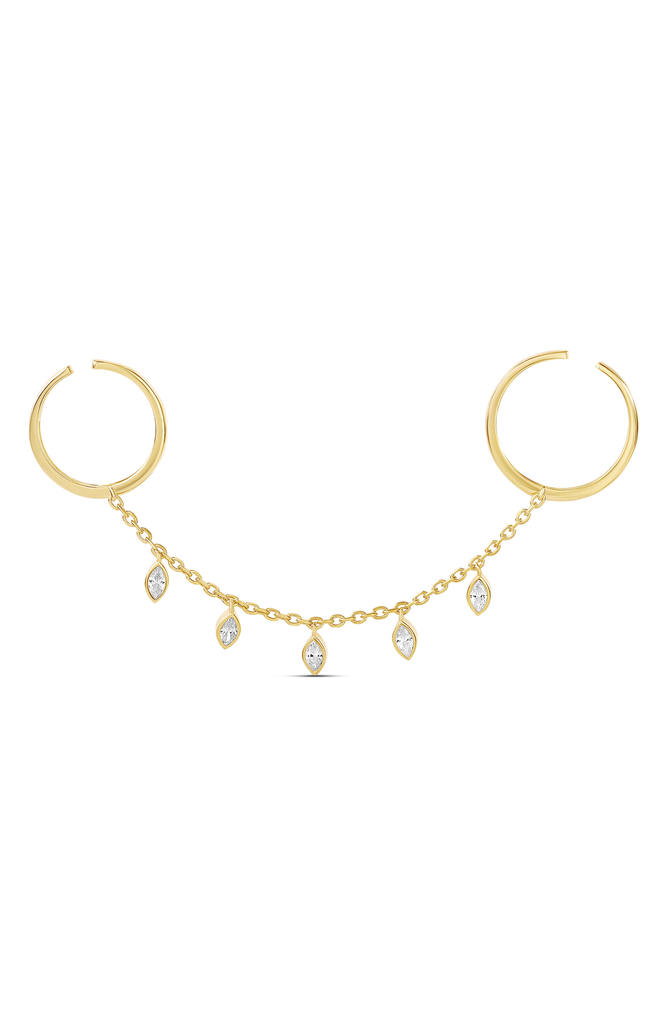 GOLD/ OVAL SHAPE