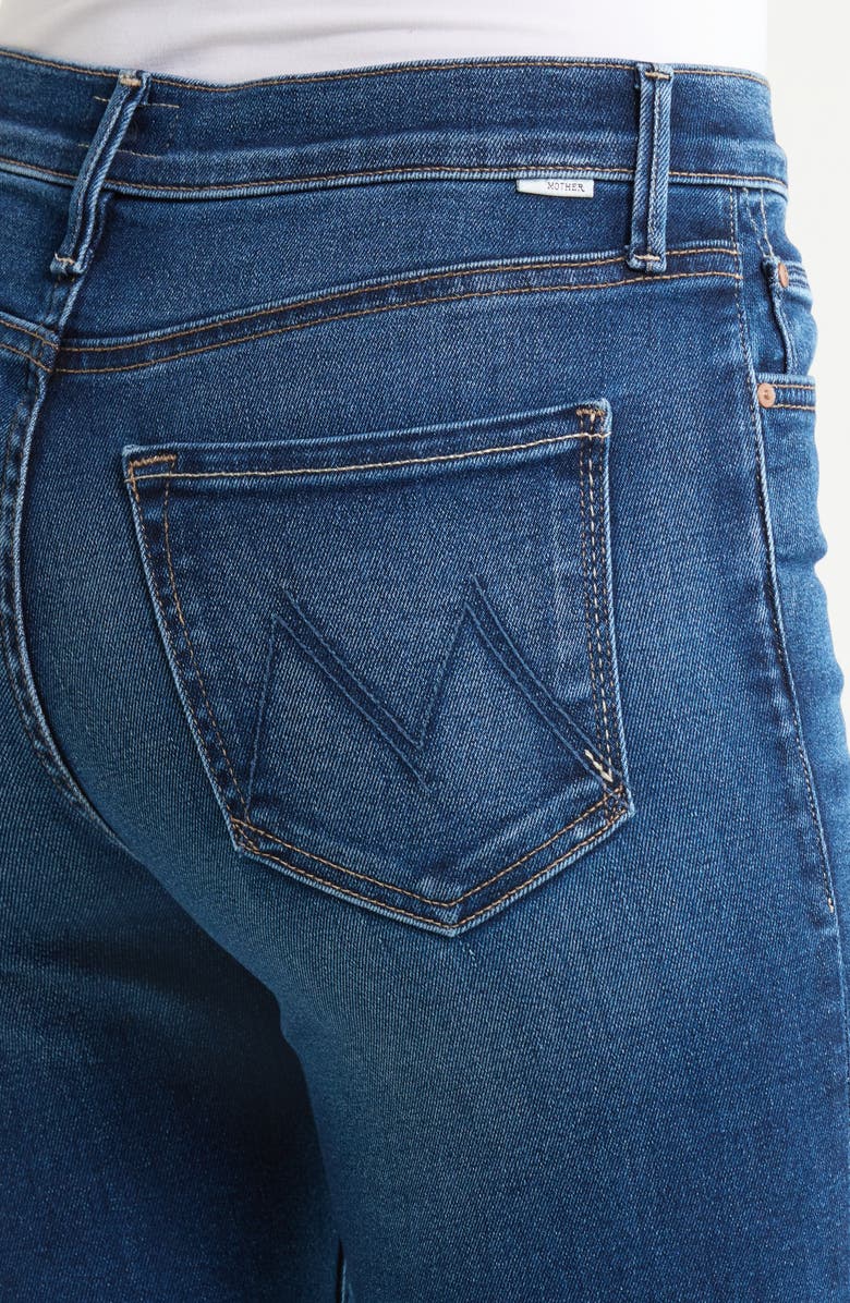 MOTHER The Insider Skimp High Waist Straight Leg Jeans, Alternate, color, Taking Chances