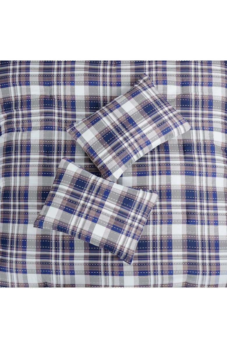 Modern Threads 5-Piece Comforter Set, Alternate, color, Blue/ Tan