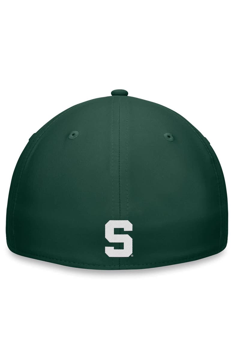 TOP OF THE WORLD Men's Top of the World Heather Gray/Green Michigan State Spartans Merge Flex Hat, Alternate, color, 