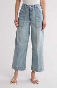 Joe's Patch Pocket Wide Leg Jeans