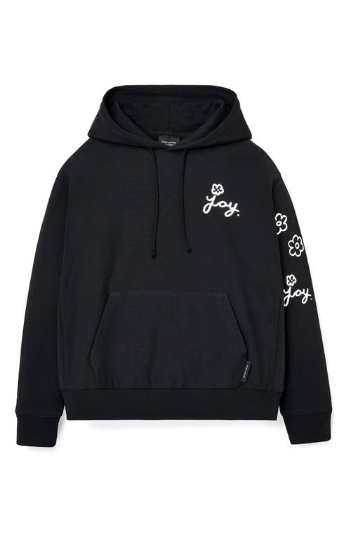 Marc Jacobs Joy Daisy Graphic Hoodie In Black