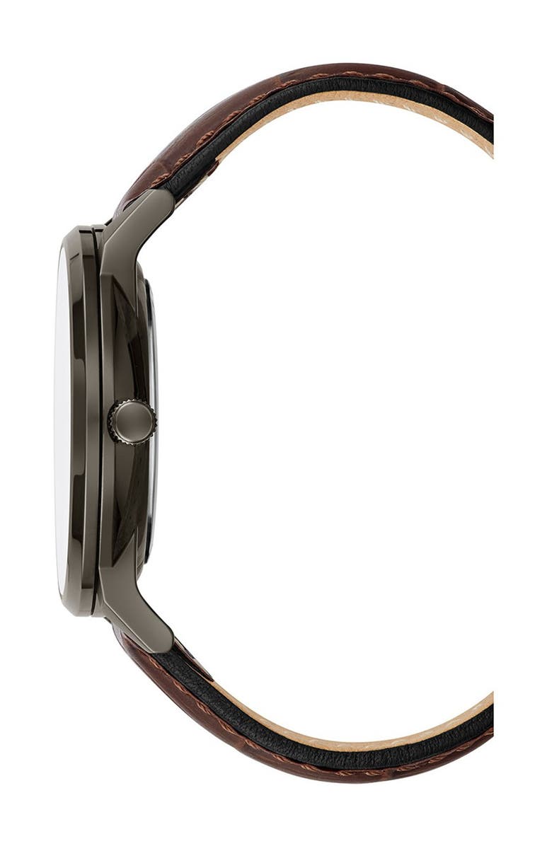 Kenneth Cole New York Men's Solar Leather Strap Watch, 42mm, Alternate, color,