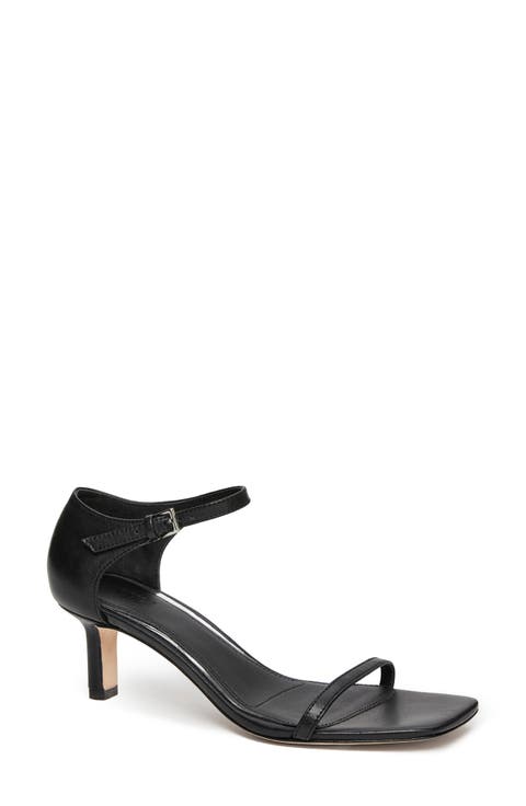 Elin Ankle Strap Kitten Heel Sandal (Women)