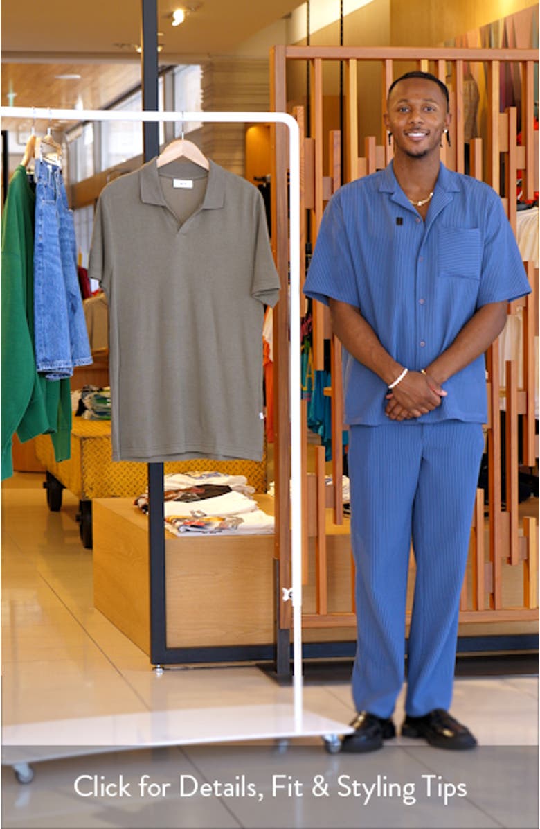 Paul 3462 Johnny Collar Cotton & Lyocell Piqué Polo, sales video thumbnail