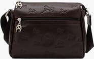 Cavalinho Cavalo Lusitano Embossed Leather Crossbody Bag 373