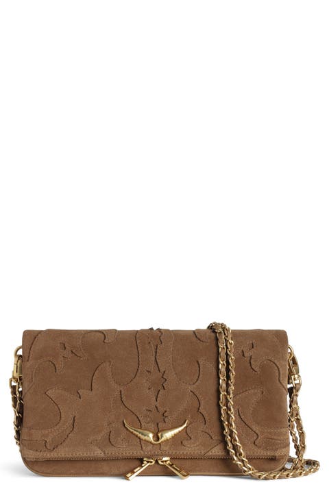 Rock Western Suede Crossbody Bag