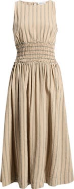 Nordstrom Smocked Waist Midi Dress