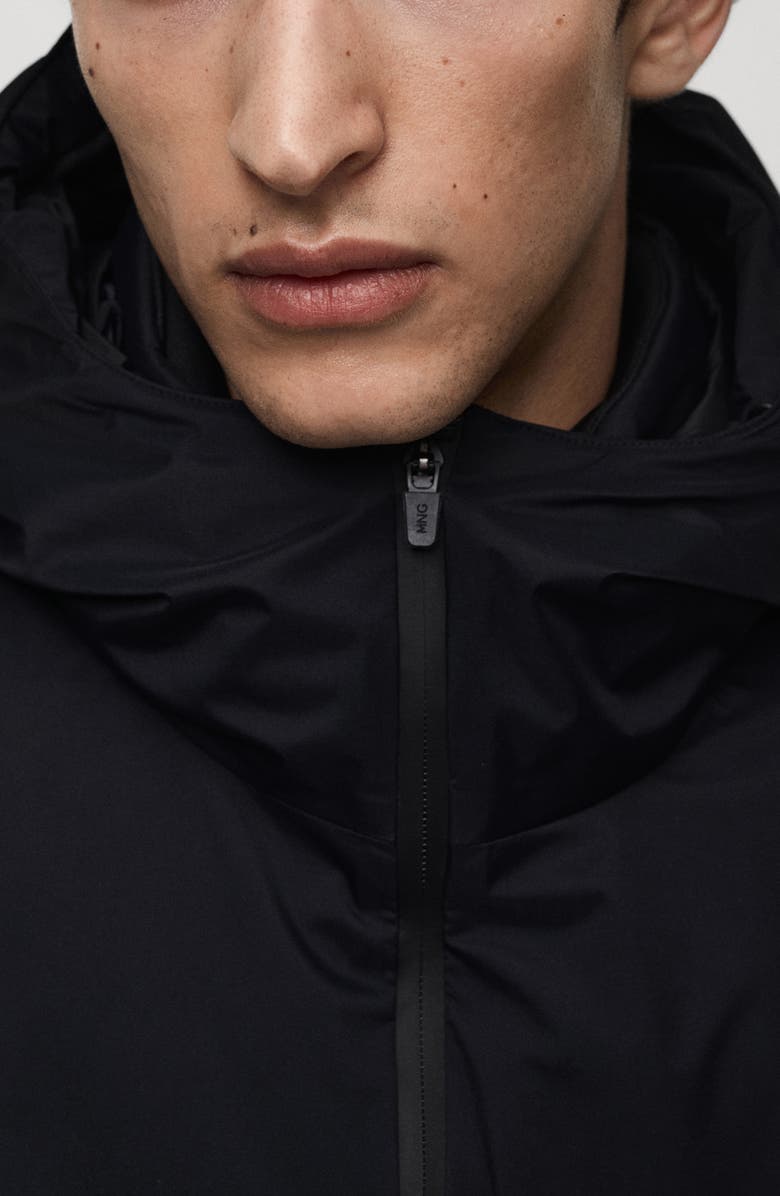 MANGO Thermoregulating Waterproof Hooded Jacket, Alternate, color, 