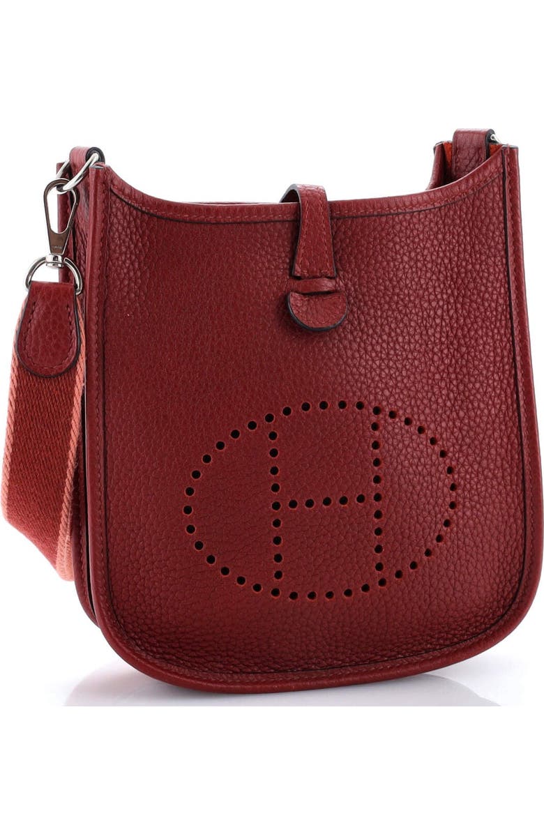 Pre-Owned Hermes Evelyne Bag Gen III Clemence TPM, Alternate, color, Rouge H