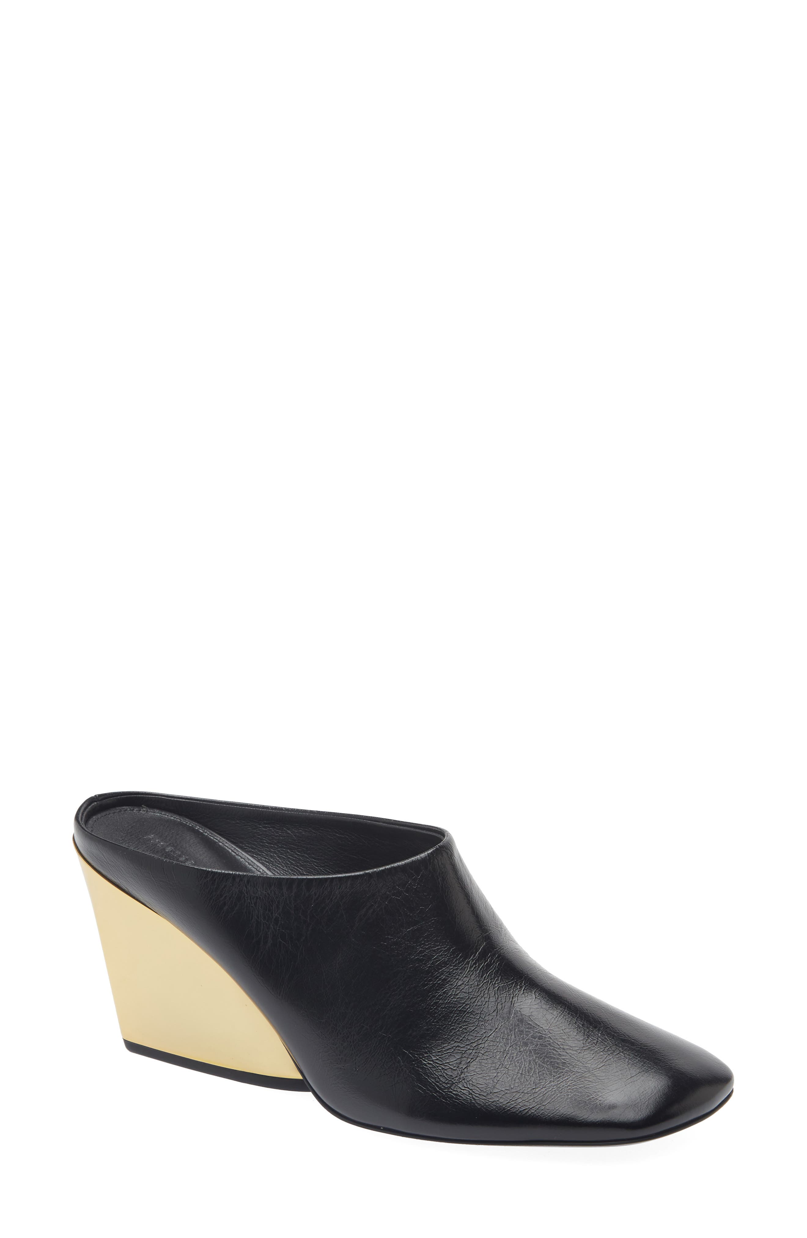 Proenza Schouler Slant Wedge Mule, Main, color, 