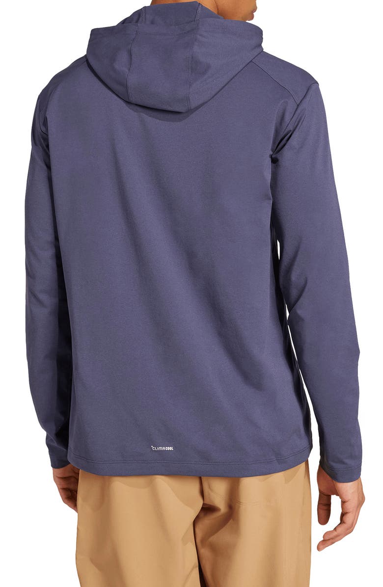 adidas Terrex Climacool Hooded Pullover, Alternate, color, Shadow Navy