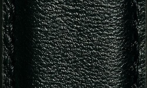 Lie Studio Lié Studio The Georgia Leather Belt In Silver Solid Black