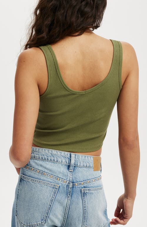Shop Cotton On Bondi Tank In Cactus Green
