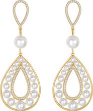 Classicharms Hollow Teardrop Dangle Earrings