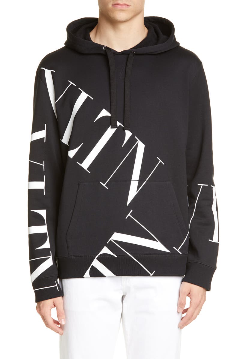 Valentino VLTN Print Hoodie, Main, color, 