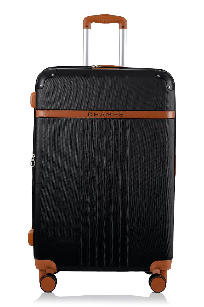Vintage 2-Piece Luggage Set, Alternate, color, BLACK