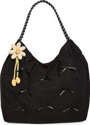 Ruby & Ry Kids' Bow Nylon Blend Tote