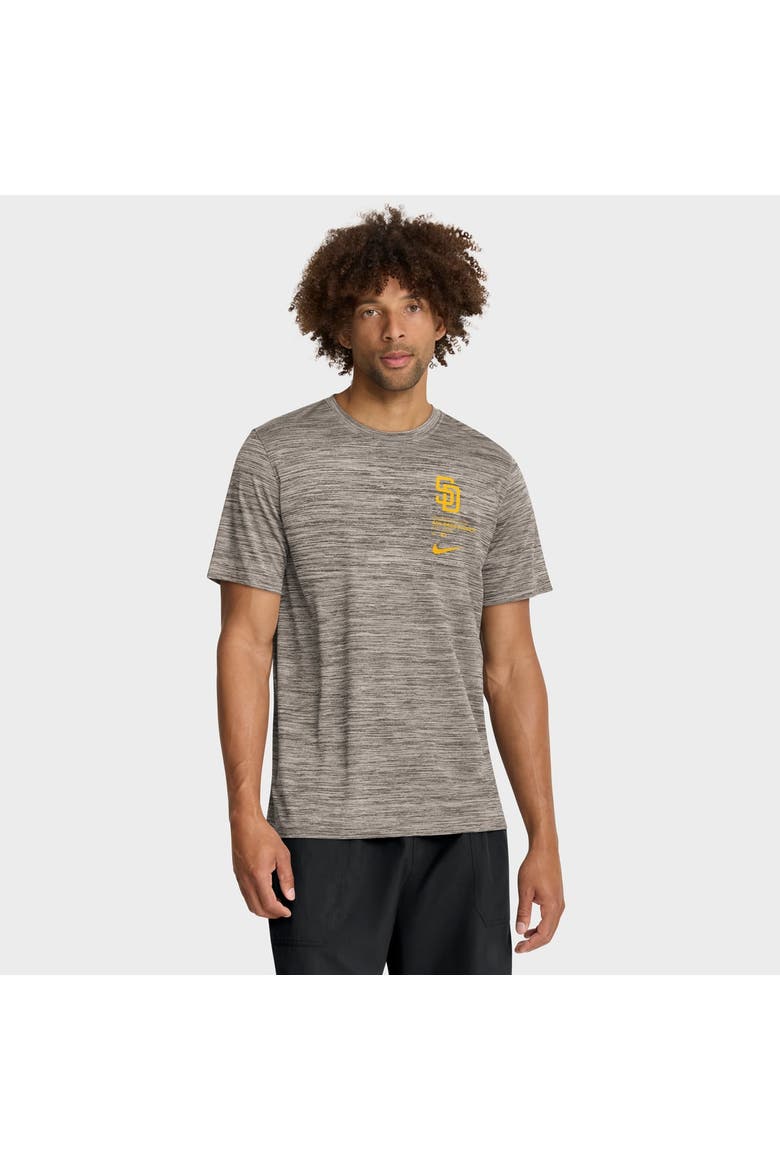 Men's Nike Brown San Diego Padres Velocity Dri-FIT T-Shirt, Main, color, Brown