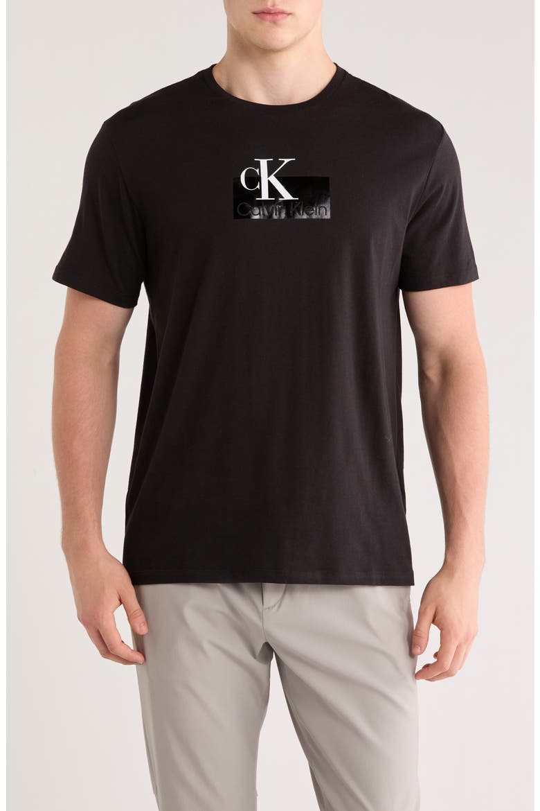 Box Graphic T-Shirt, Main, color, BLACK