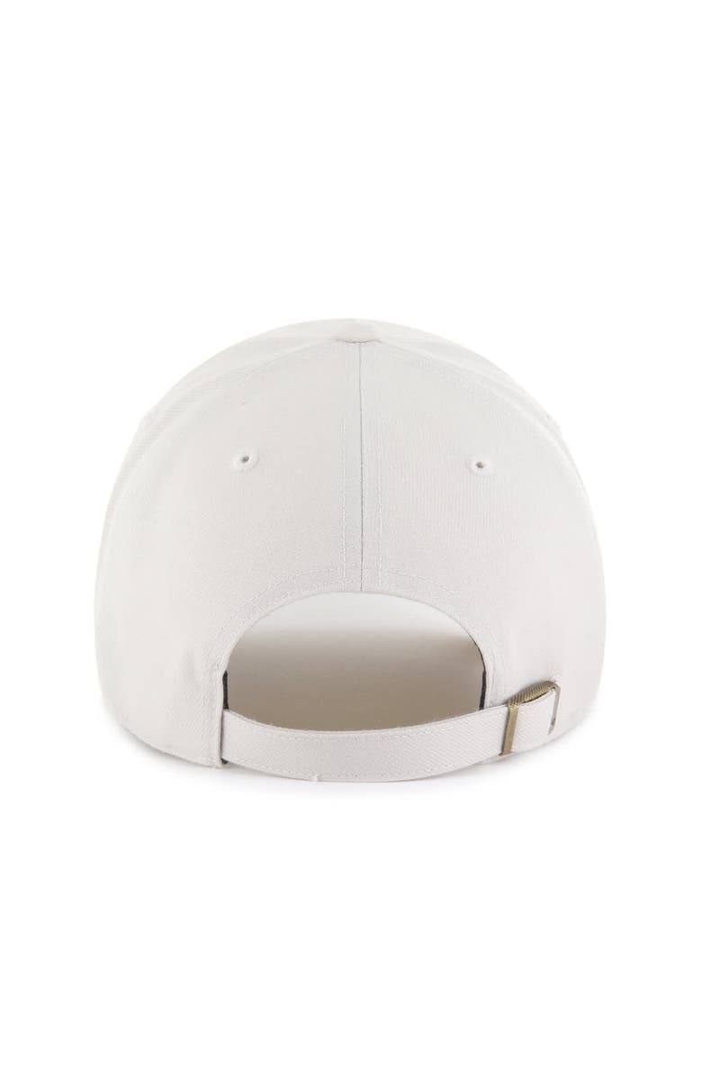 '47 Men's '47 Cream Houston Texans Ballpark Offside Adjustable Hat, Alternate, color, 