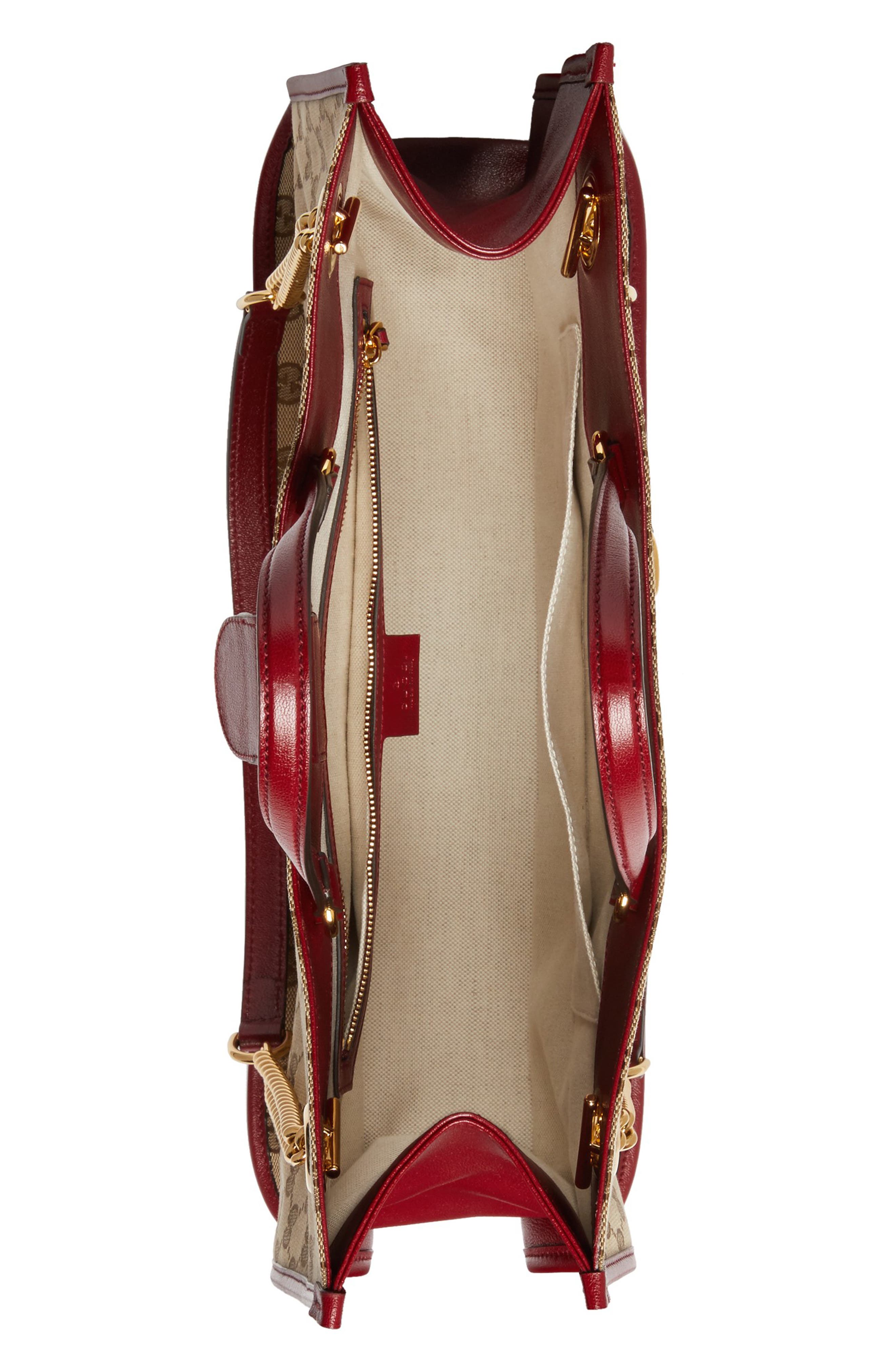 Gucci Large 1955 Horsebit Original GG Canvas Convertible Tote, Alternate, color, 