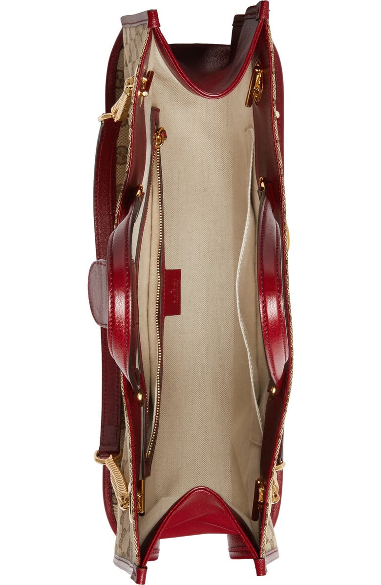 Gucci Large 1955 Horsebit Original GG Canvas Convertible Tote, Alternate, color,