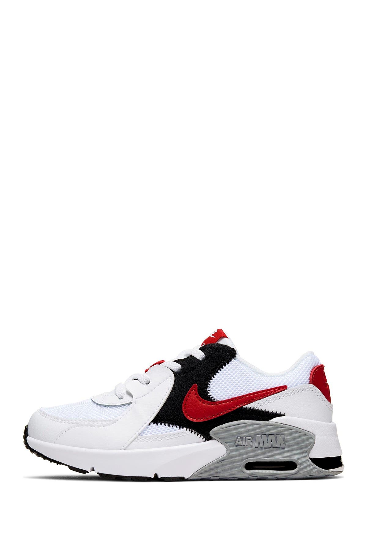 Air Max Excee PS Sneaker, Alternate, color, WHITE /UNIVERSITY RED