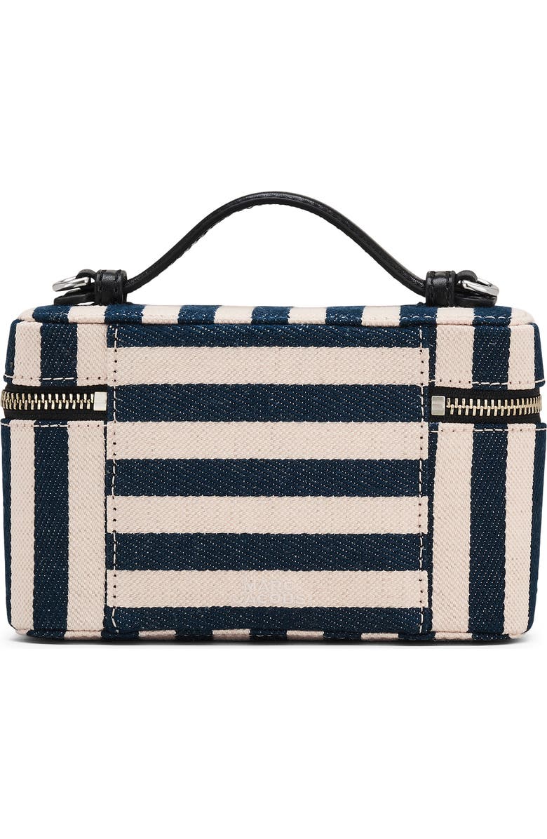 Marc Jacobs The Stripe Canvas Everyday East/West Vanity Bag, Alternate, color, Blue Sea Multi