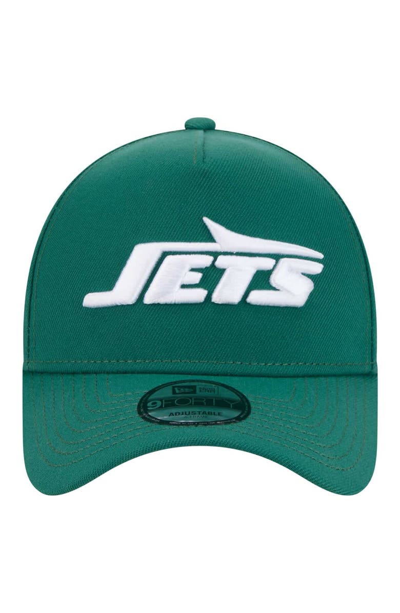 New Era Men's New Era  Green New York Jets A-Frame 9FORTY Adjustable Hat, Alternate, color, 
