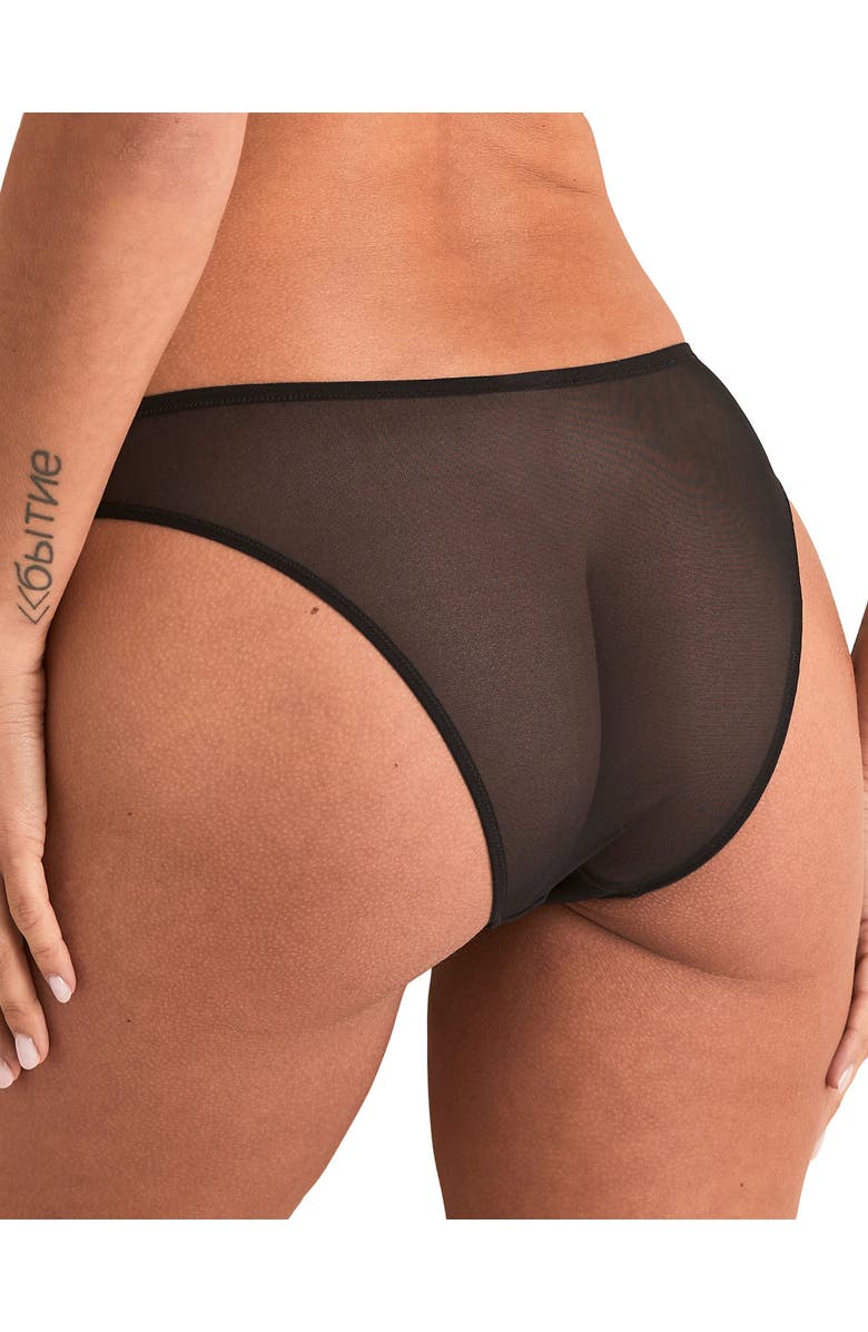 Adore Me Skarlett Brazilian Panties, Alternate, color, Black