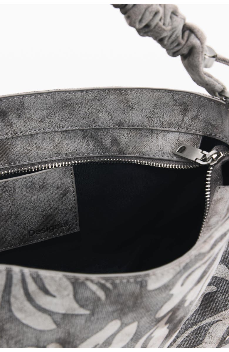 Desigual Floral Ruched Strap Shoulder Bag, Alternate, color,