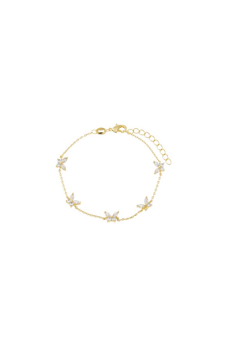 BY ADINA EDEN CZ Multi Butterfly Bracelet, Main, color,
