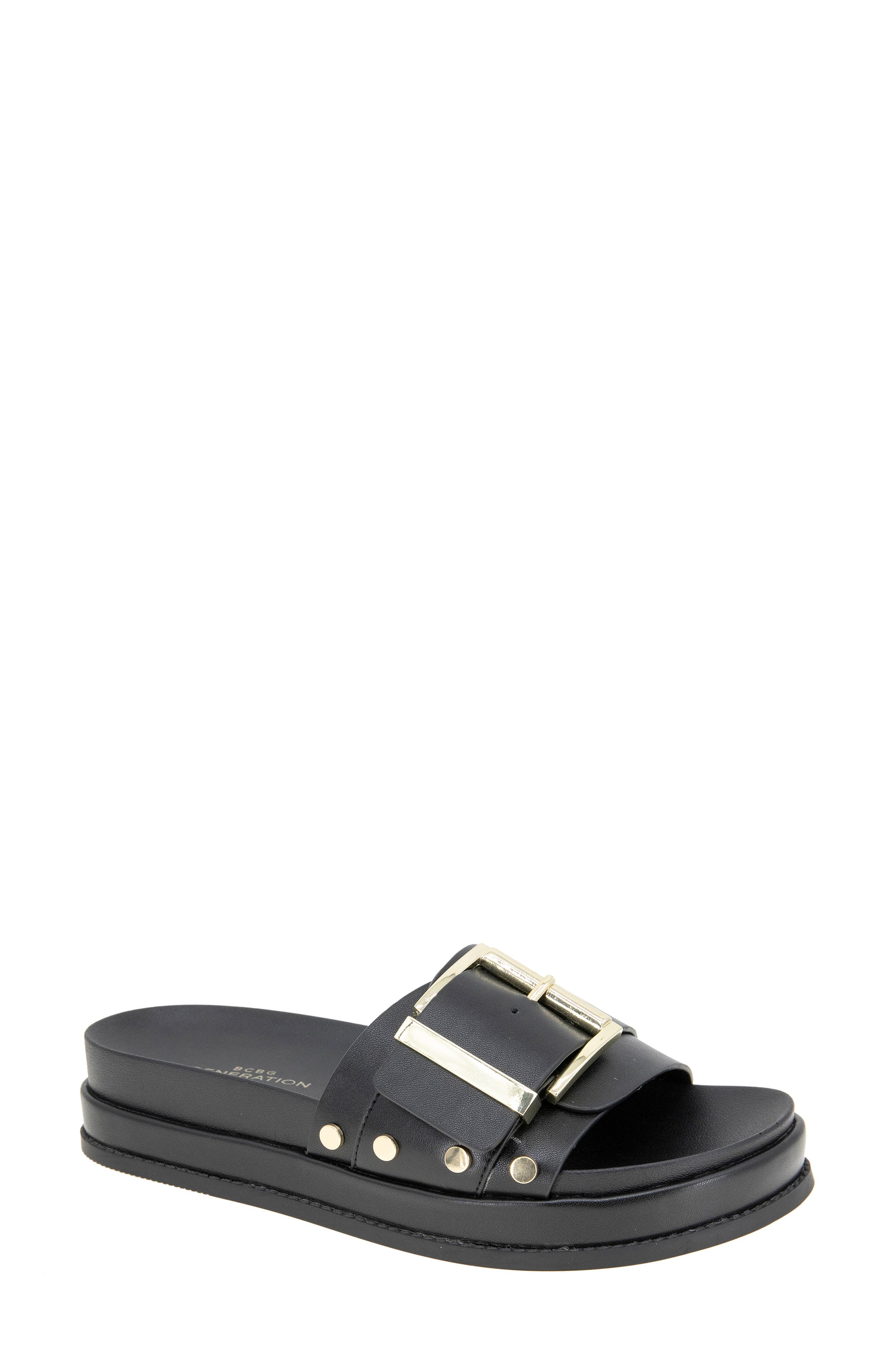 BCBGeneration Bonas Buckle Slide Sandal, Main, color, 
