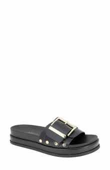 Bonas Buckle Slide Sandal