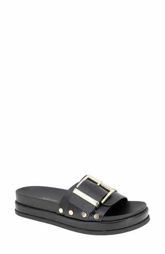 Bonas Buckle Slide Sandal